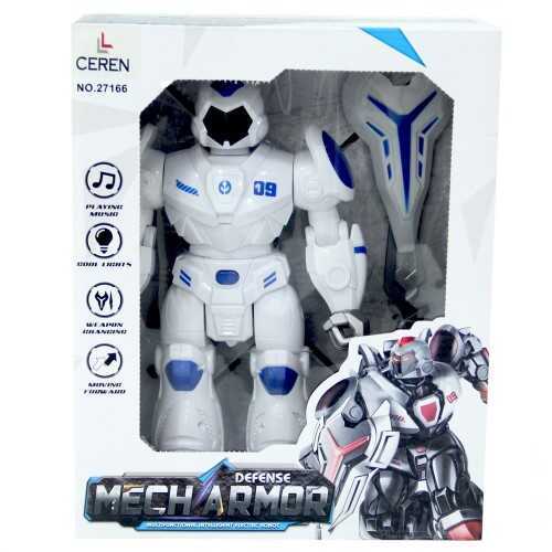 Mech Armor Işıklı Sesli Pilli Robot