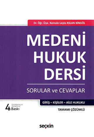 Medeni Hukuk Dersi - Seçkin Yayıncılık