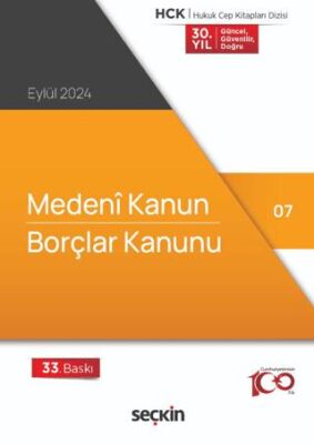 Medeni Kanun – Borçlar Kanunu Cep Kitabı - 1