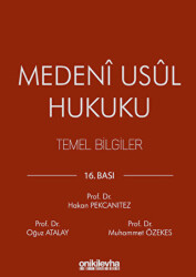 Medeni Usul Hukuku Temel Bilgiler - On İki Levha Yayınları