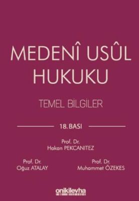 Medeni Usul Hukuku Temel Bilgiler - 1