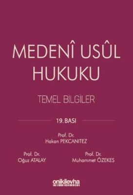 Medeni Usul Hukuku Temel Bilgiler - 1