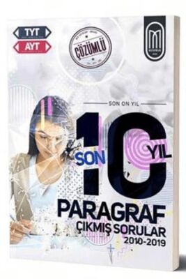 MEG yayınları TYT AYT Paragraf Son 10 Yıl Çözümlü Çıkmış Sorular-2010-2019 - 1