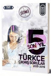 MEG yayınları TYT Türkçe Son 5 Yıl Çözümlü Çıkmış Sorular-2015-2019 - MEG yayınları