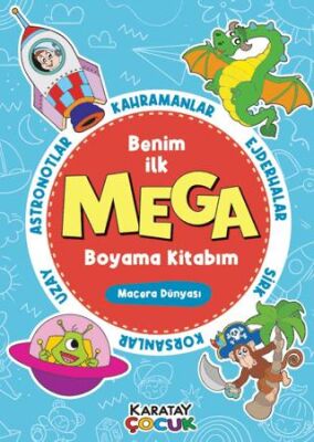 Mega Boyama Kitabım - Macera Dünyası - 1