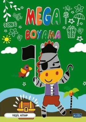 Mega Boyama-Yeşil Kitap - 1