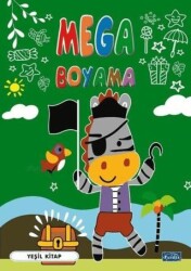 Mega Boyama-Yeşil Kitap - Parıltı Yayınları