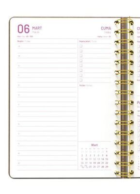 Melimelek 2026 Ajanda Bej MMK-010 - 3