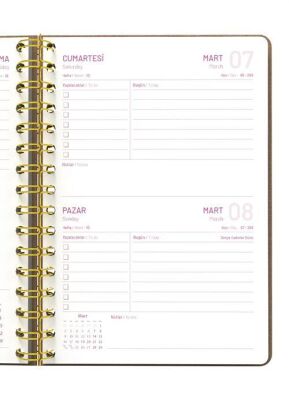 Melimelek 2026 Ajanda Bej MMK-010 - 4