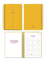 Melimelek 2026 Ajanda Hardal MMK-010 - 2