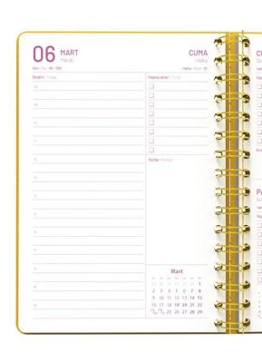 Melimelek 2026 Ajanda Hardal MMK-010 - 3