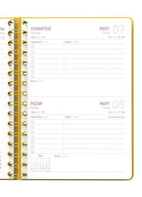 Melimelek 2026 Ajanda Hardal MMK-010 - 4