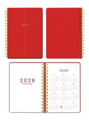 Melimelek 2026 Ajanda Kırmızı MMK-010 - 2