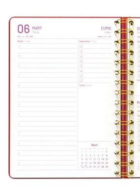 Melimelek 2026 Ajanda Kırmızı MMK-010 - 3