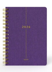 Melimelek 2026 Ajanda Mor MMK-010 - Başka Defter