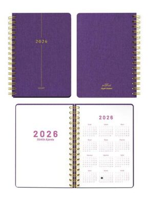 Melimelek 2026 Ajanda Mor MMK-010 - 2