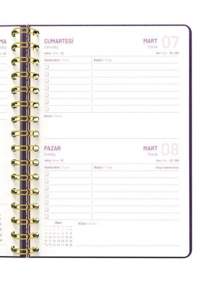 Melimelek 2026 Ajanda Mor MMK-010 - 4