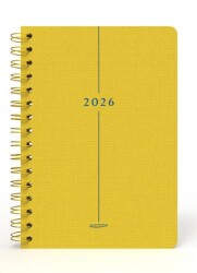 Melimelek 2026 Ajanda Sarı MMK-010 - Başka Defter