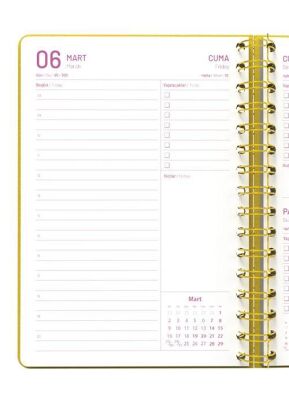Melimelek 2026 Ajanda Sarı MMK-010 - 3