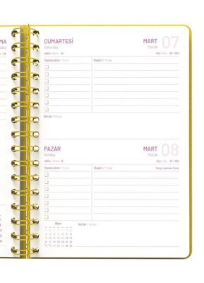 Melimelek 2026 Ajanda Sarı MMK-010 - 4