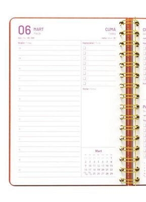 Melimelek 2026 Ajanda Turuncu MMK-010 - 3