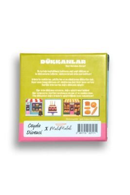 Melimelek x Ceyda Düvenci 9X9 Eşleştirme Oyun Kartları Dükkanlar 30 Kart 3+ - 2