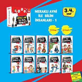 Meraklı Avni ile Bilim İnsanları Serisi - 1 10 Kitap - Etkinlik Testi - Değerlendirme Testi - 1