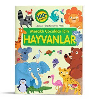 Sticker Kitap Meraklı Çocuklar İçin Hayvanlar kapağı