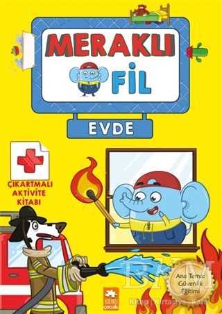 Meraklı Fil - Evde kapağı