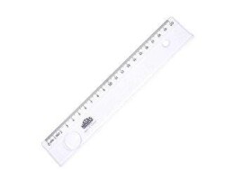 Hatas Mercekli Geniş Büro Cetveli 20 Cm - Hatas