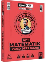 Mert Hoca Yayınları 2025 90 Günde AYT Matematik Kampı Video Ders Kitabı - Mert Hoca Yayınları