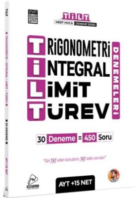 Mert Hoca Yayınları AYT TİLT Denemeleri - Trigonometri İntegral Limit Türev 30`lu Deneme Mert Hoca - 1