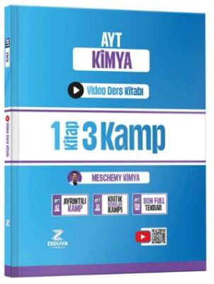 Meschemy Kimya AYT Kimya 1 Kitap 3 Kamp Video Ders Kitabı - 1