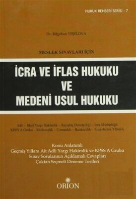 Meslek Sınavları İçin İcra ve İflas Hukuku ve Medeni Usul Hukuku kapağı