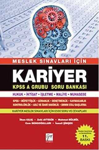 Gazi Kitabevi Meslek Sınavları İçin Kariyer - KPSS A Grubu Soru Bankası