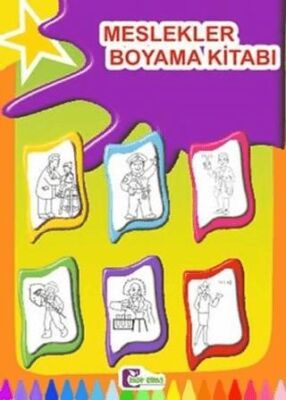 Meslekler Boyama Kitabı kapağı