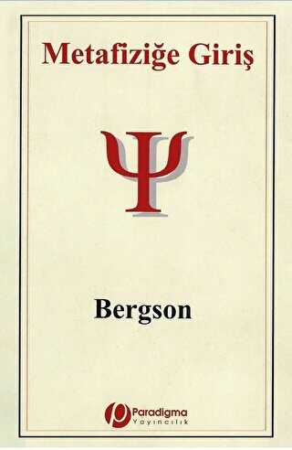 Metafiziğe Giriş - Paradigma Yayıncılık