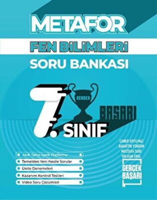 Gerçek Başarı Yayınları Metafor 7. Fen Bilimleri Soru Bankası - 1