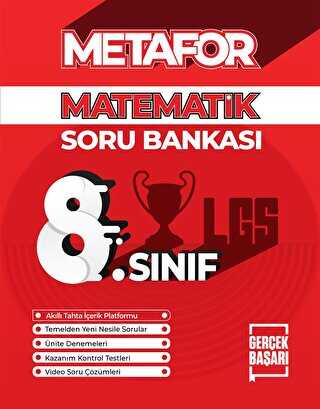 Gerçek Başarı Yayınları Metafor 8. Sınıf Matematik Soru Bankası - 1