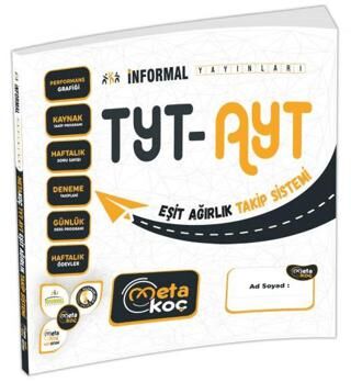 Metakoç Yayınları 2025 TYT - AYT Eşit Ağırlık Öğrenci Takip Sistemi - 1