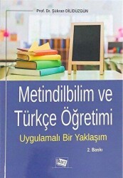 Metindilbilim ve Türkçe Öğretimi - Anı Yayıncılık