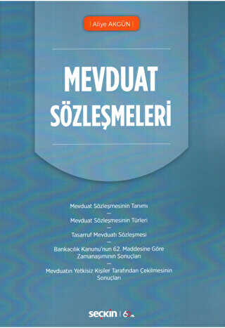Mevduat Sözleşmeleri - Seçkin Yayıncılık