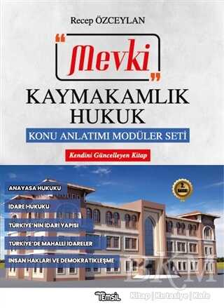 Mevki Kaymakamlık Hukuk Konu Anlatımı Modüler Seti - Temsil Kitap