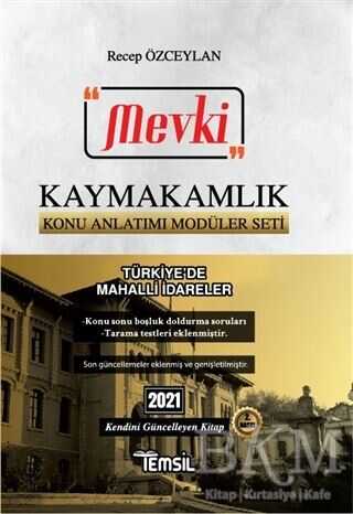 2021 Mevki Kaymakamlık Konu Anlatımı Modüler Seti - Türkiye’de Mahalli İdareler - Temsil Kitap