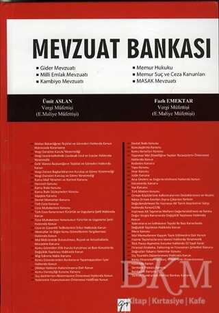 Mevzuat Bankası - Gazi Kitabevi