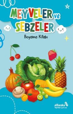 Meyveler ve Sebzeler - Boyama Kitabı - 1
