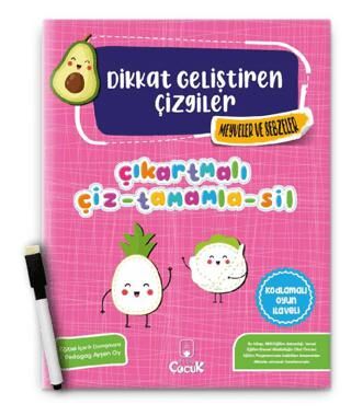 Meyveler ve Sebzeler - Dikkat Geliştiren Çizgiler - 1