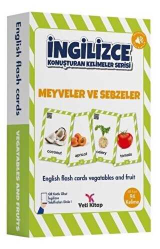 Meyveler ve Sebzeler - İngilizce Konuşturan Kelimeler Serisi