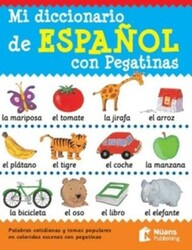 Mi diccionario de Espanol con pegatinas - Nüans Publishing