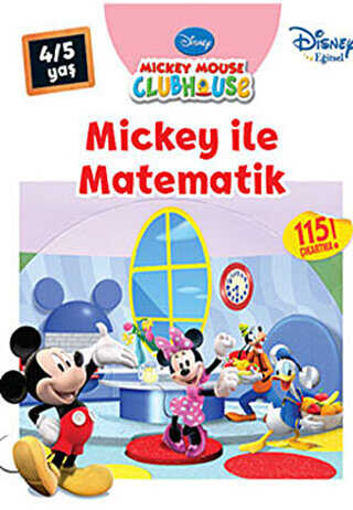 Mickey Mouse Clubhouse - Mickey ile Matematik 4-5 Yaş - Doğan Egmont Yayıncılık